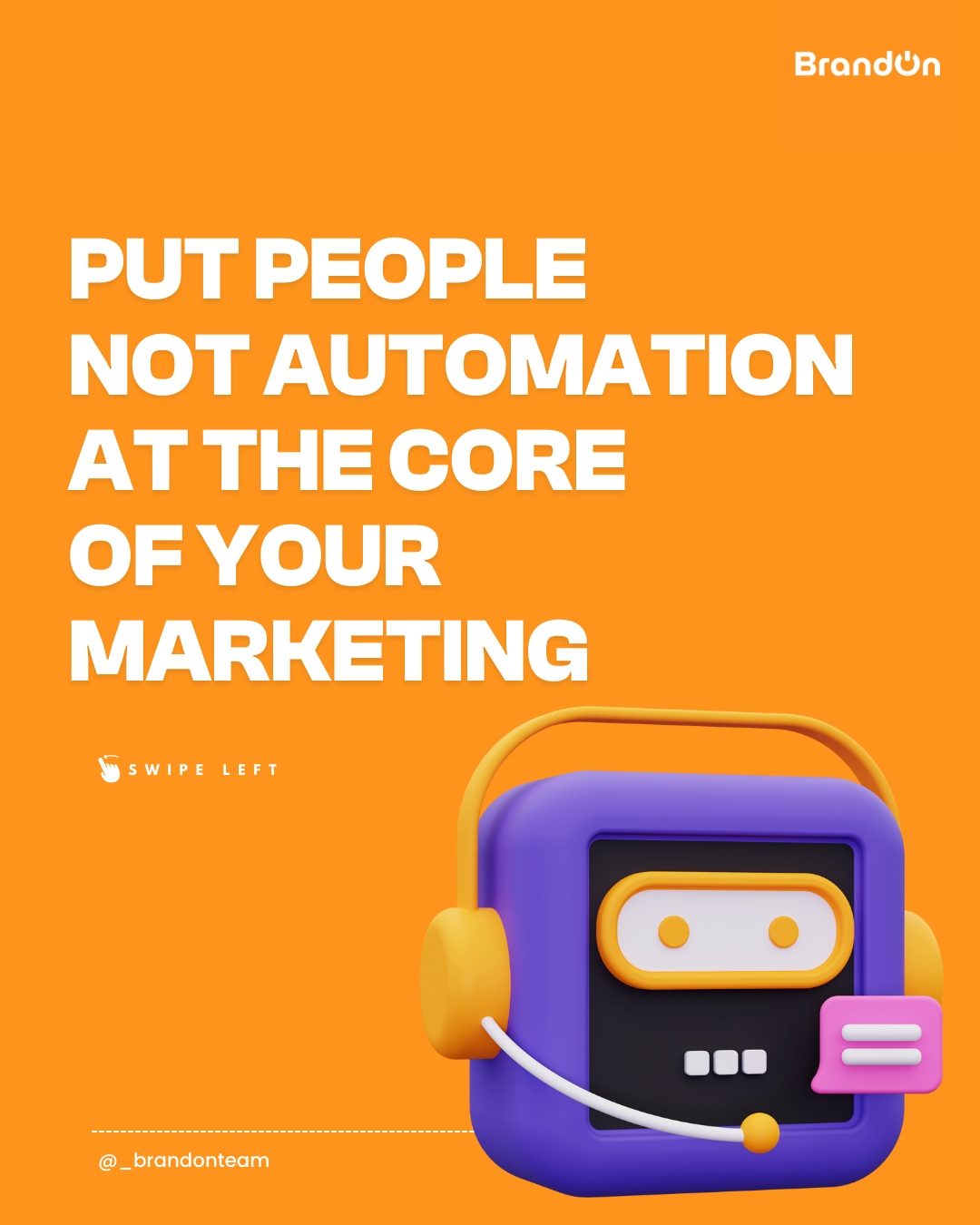 Put people not Automation at the core of your marketing